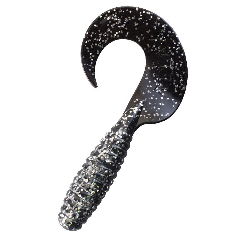 B901 klar silber glitter / schwarz