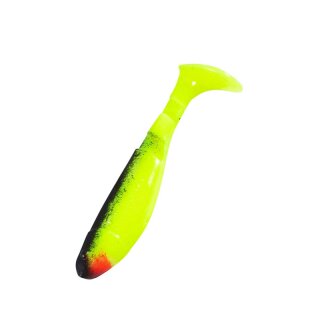Kopyto-Classic 2,5" (ca.7 cm) 10 Stück im Original Relax ZIP BAG 056 fluogelb / schwarz