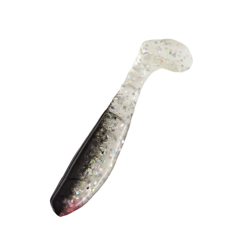 065 klar silber-Glitter / schwarz