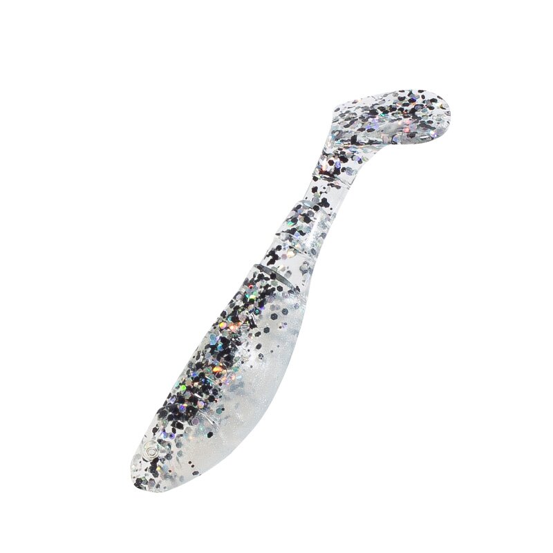 B004 perlweiss / klar salt´n pepper Glitter