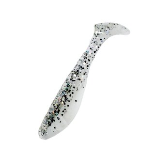 Kopyto-Classic 2,5" (ca.7 cm) 10 Stück im Original Relax ZIP BAG B008 reinweiss / klar salt´n pepper Glitter