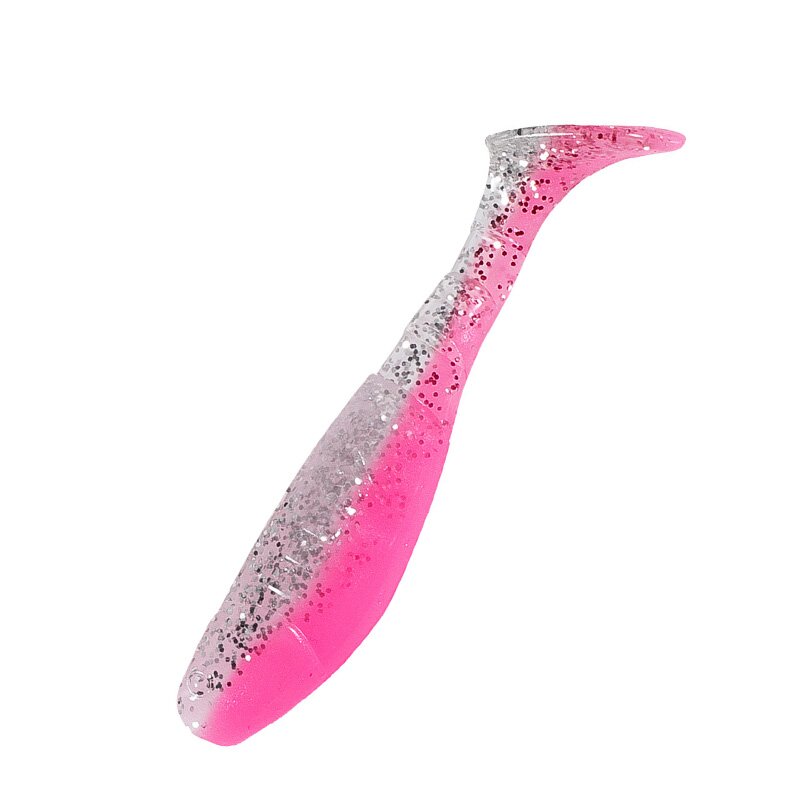 B300 bubblegum / klar silber Glitter