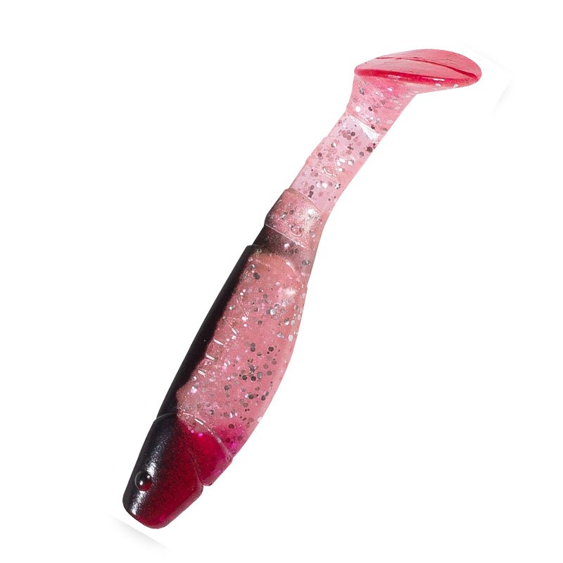 331 hot pink-Glitter Perleffekt / schwarz