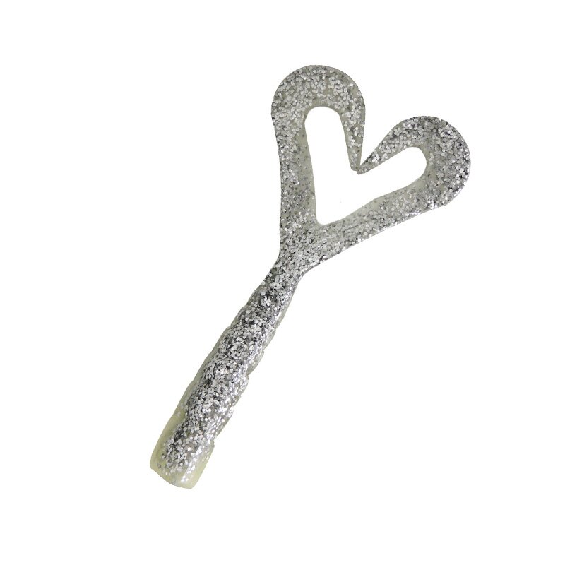 03 selbstleuchtend - silber Glitter