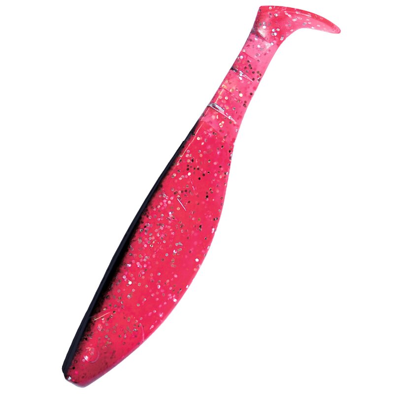 156 hot pink-Glitter / schwarz