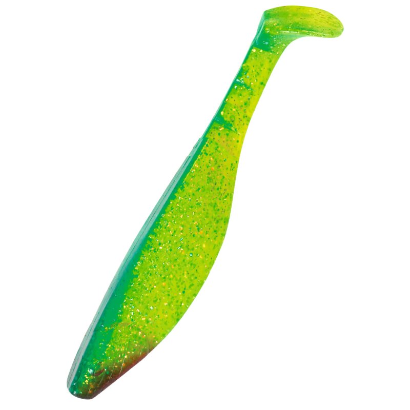 203 grün(chartreuse)-Glitter / blau