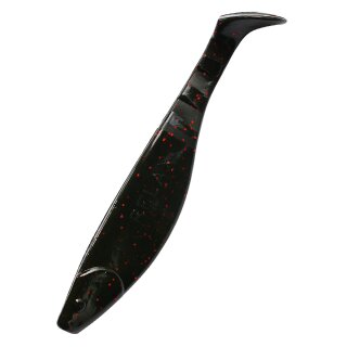 Relax Kopyto Shad Gummifisch 6" 15 cm 5 Stück 204 schwarz-rot-Glitter