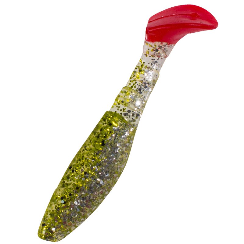 B127RT klar silber Gl/chartreuse Gl/red tail
