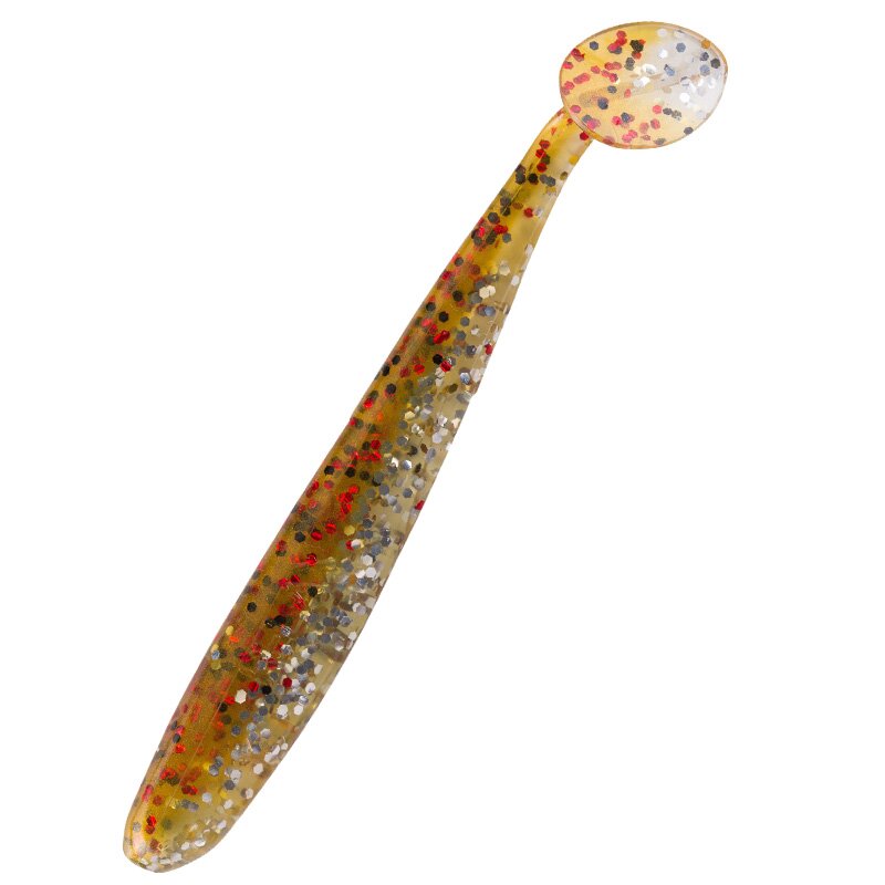 B111 klar silber Glitter / olivebraun-Glitter