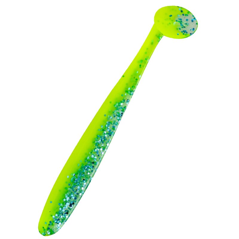 B322 fluogelb / sky-blue Glitter
