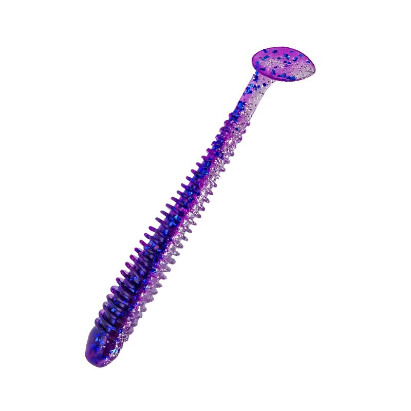B314 klar silber Gl. violett-electric blue Gl.