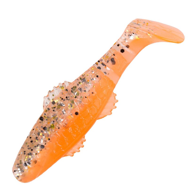 B032 orange / klar gold,schwarz Glitter