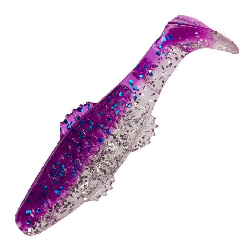 B314 klar silber Gl. violett-electric blue Gl.
