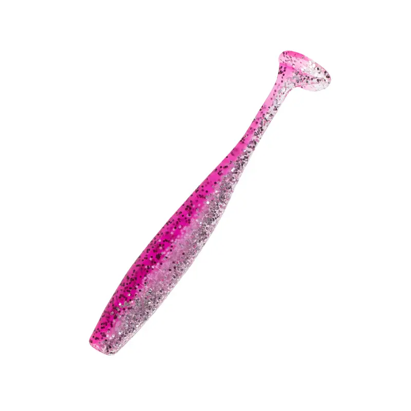 B315 klar silber Glitter / hot pink Glitter