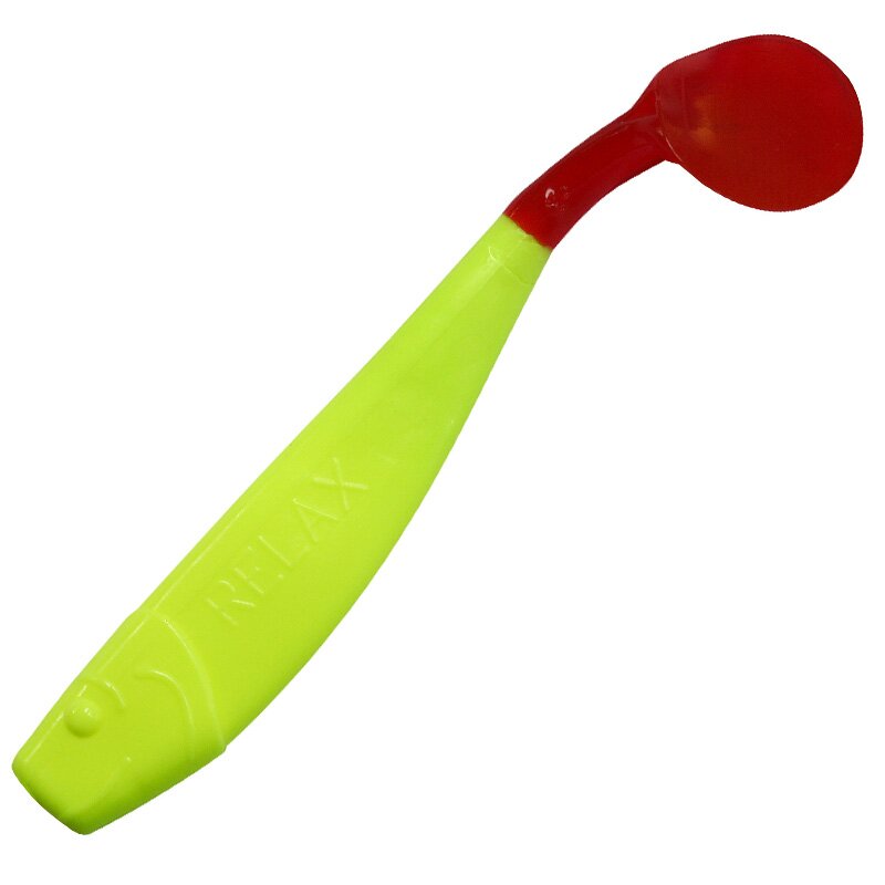 055RT fluogelb / red tail