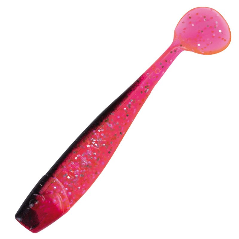 156 hot pink glitter / schwarz
