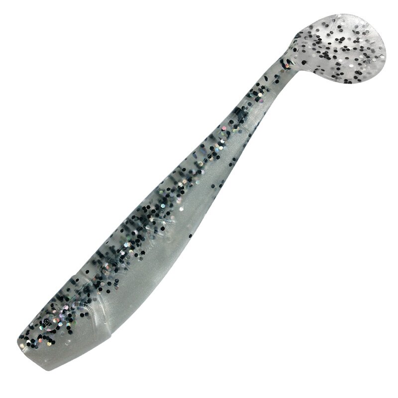 B004 perlweiss / klar salt'n pepper glitter