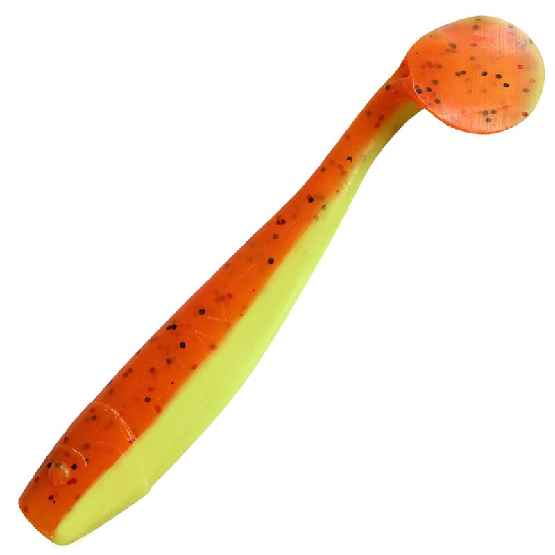 B033 fluogelb / orange-silber Glitter