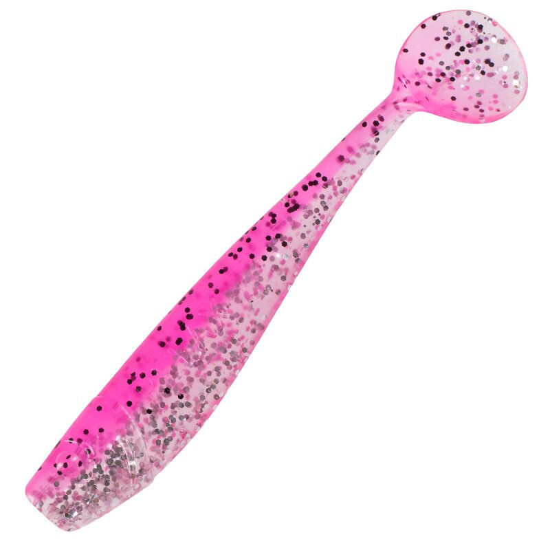 B315 klar silber Glitter / hot pink Gl.