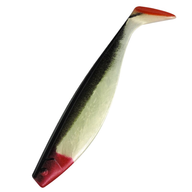 goldperl / schwarz / red tail