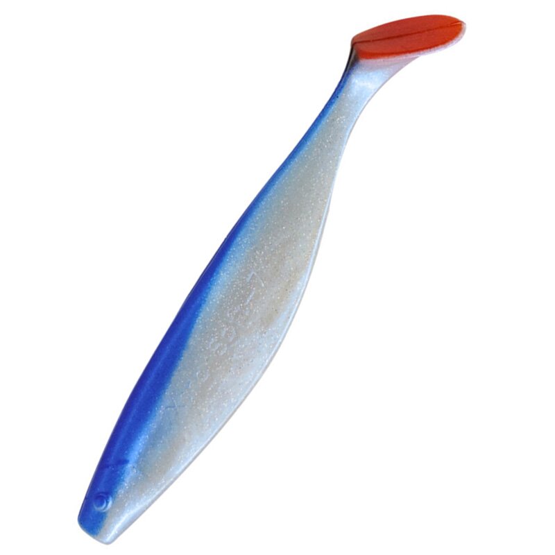 blauperl-Glitter / blau / red tail