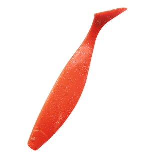 Shadxperts Xtrasoft 7" 18 cm Hecht Gummiköder 2 Stück feuerrot-Glitter