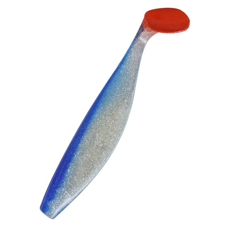 kristall glitter-blau / red tail
