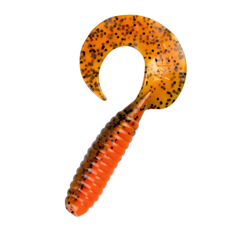 B068 orange-Glitter / olivebraun-Glitter