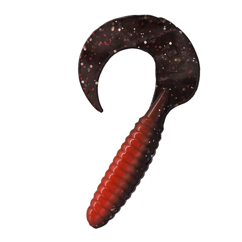 B317 feuerrot / schwarz rot-gold Glitter