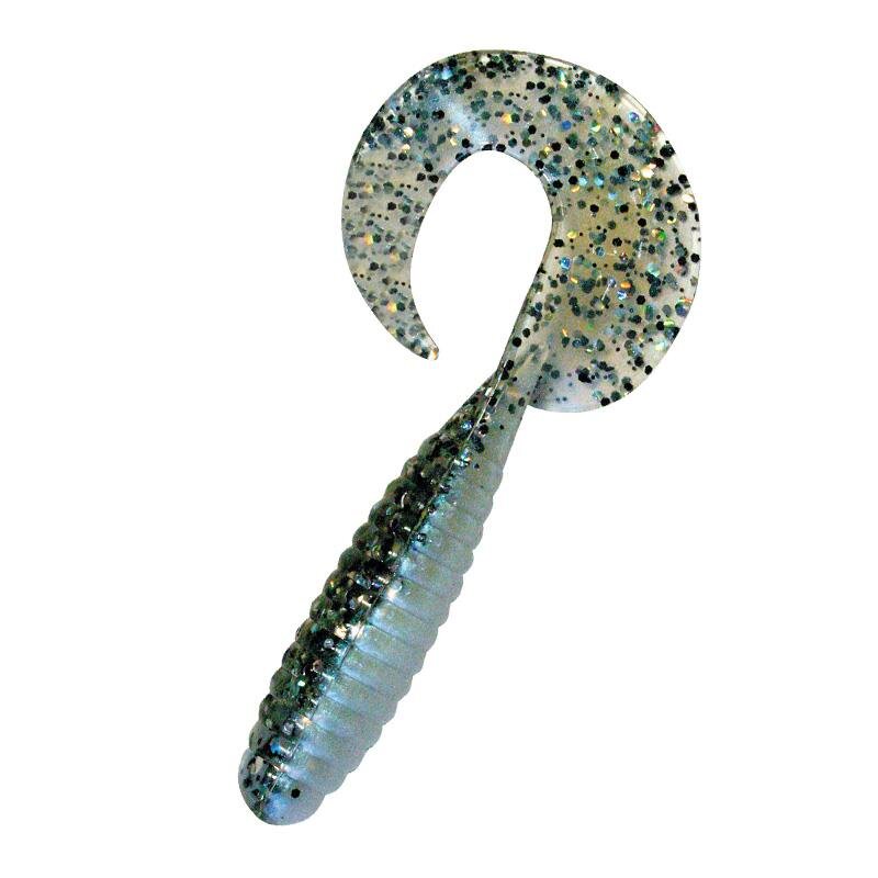 B031 blauperl / klar salt´n pepper glitter