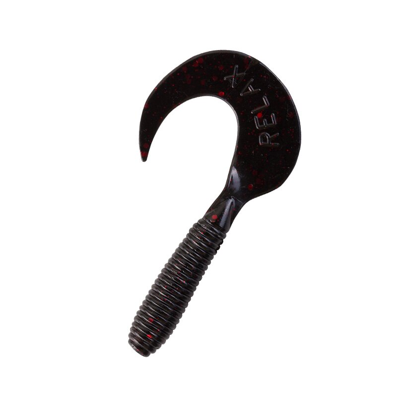204 schwarz rot glitter