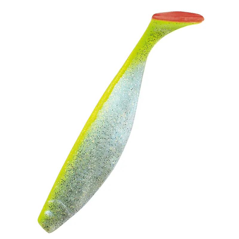 048R blauperl-Glitter / fluogelb / red tail