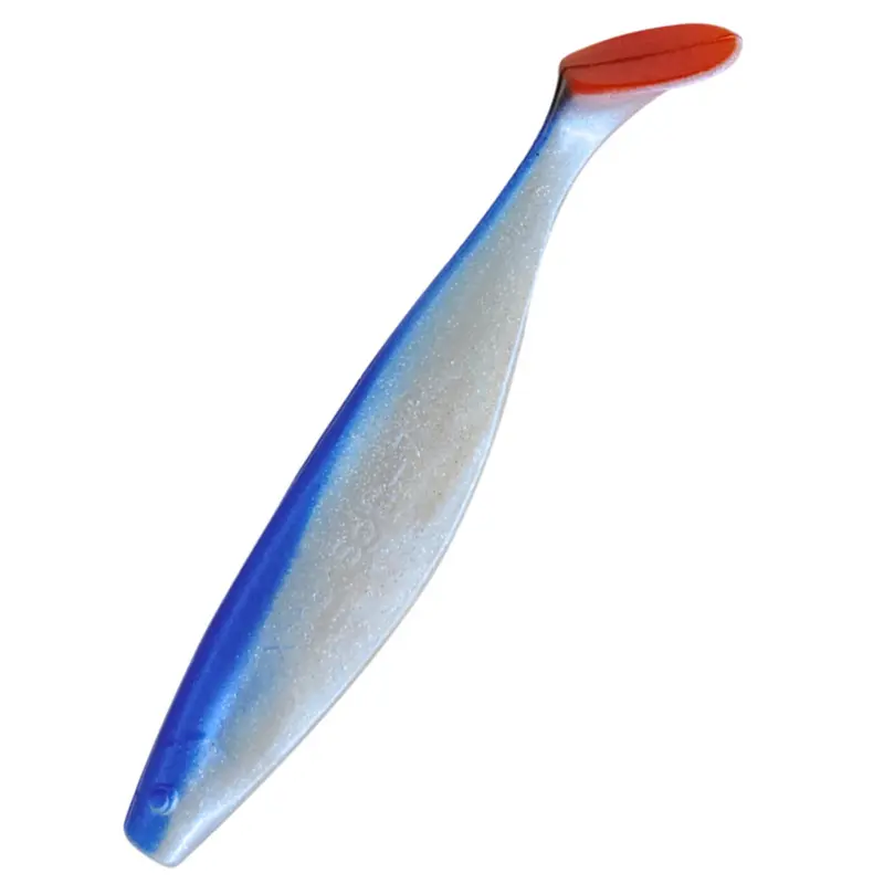 047R blauperl-Glitter / blau / red tail