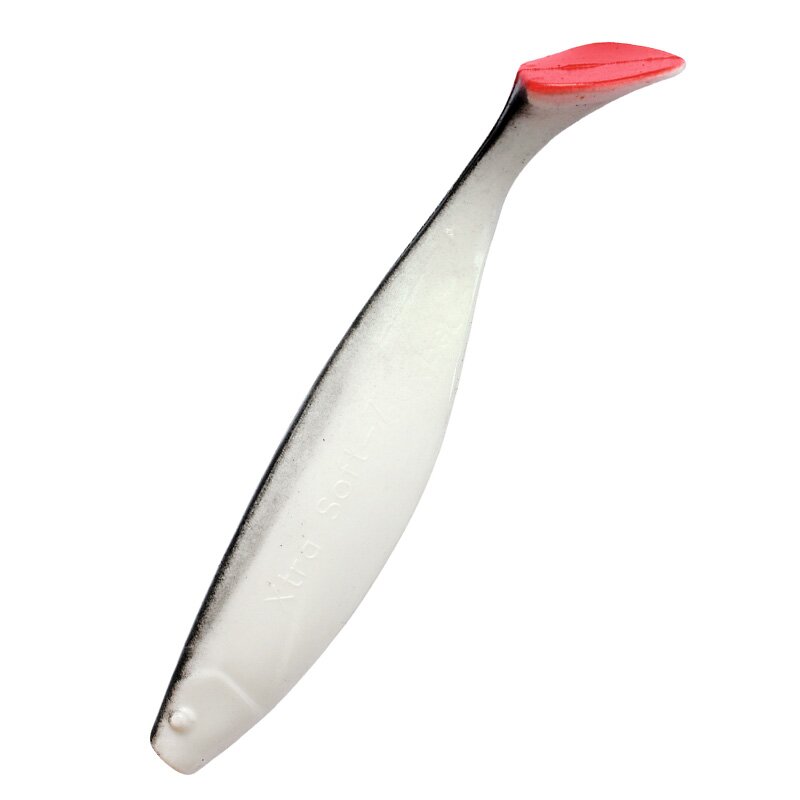 002R reinweiss / schwarz / red tail