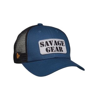Savage Gear Logo Badge Cap One Size Teal Blue Anglerkappe