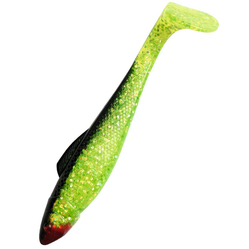 067 grün(chartreuse)-Glitter / schwarz