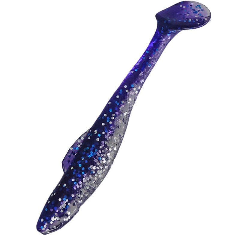 B314 klar silber Gl./violett-electric blue Gl.