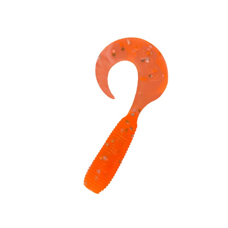 028 klar fluoorange Glitter
