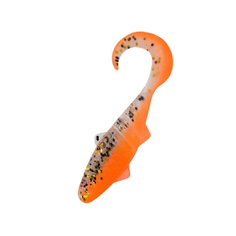 B032 orange / klar gold,schwarz Glitter