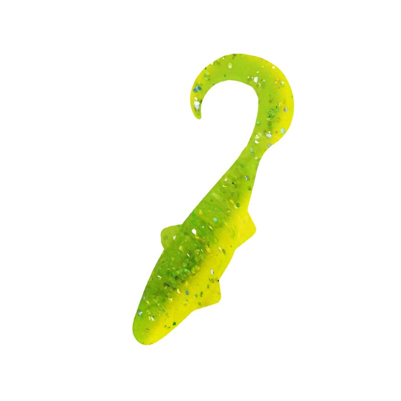 B034 fluogelb  / fluogrün-Glitter