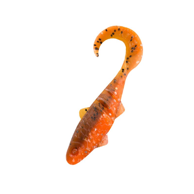 B068 orange-Glitter / olivebraun-Glitter