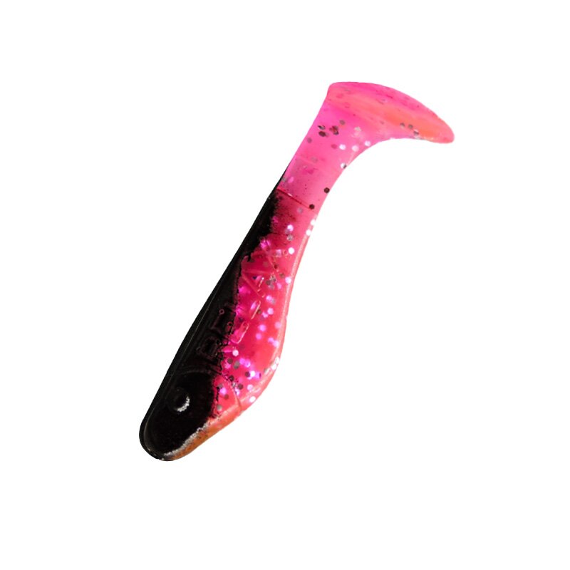 156 hot pink-Glitter / schwarz