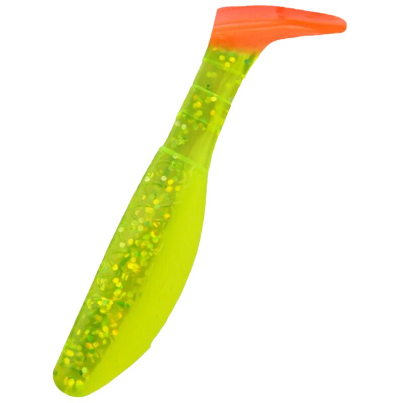 B002OT fluogelb/grün-Glitter/orange tail