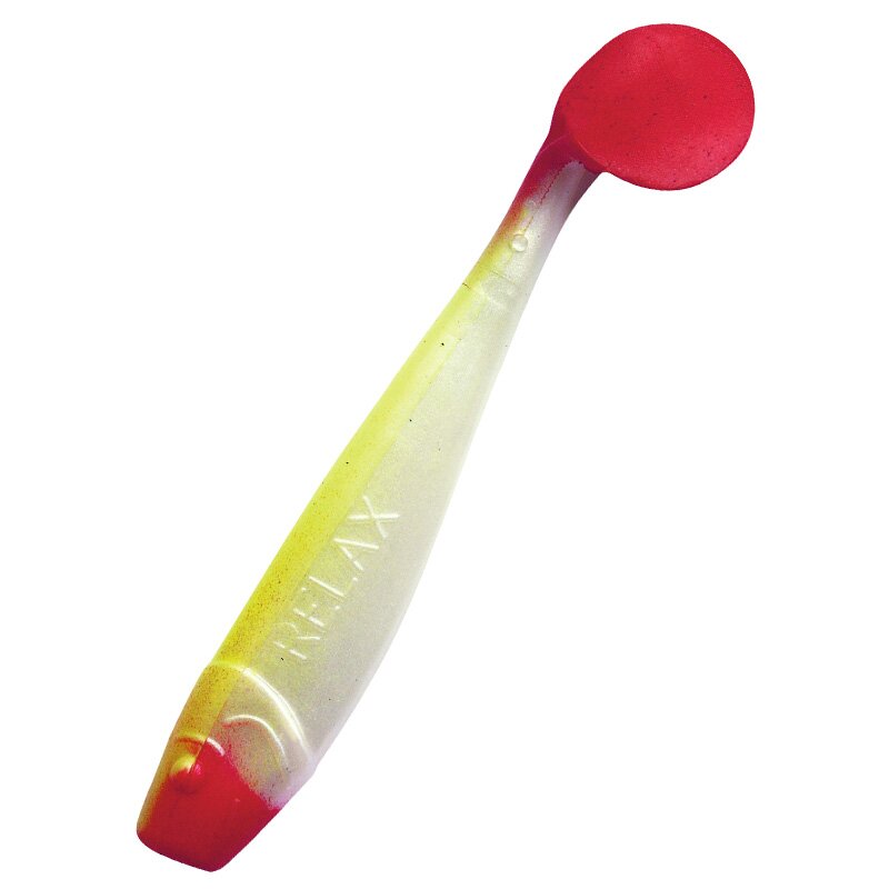 012R perlweiss / fluogelb / red tail