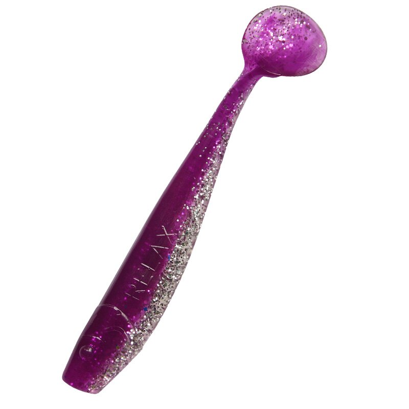 B308 klar silber Glitter / purpur Glitter