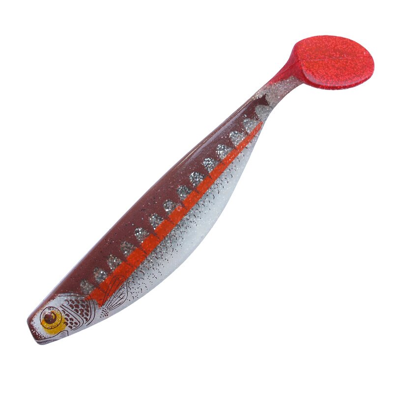 064ZBRT klar silber Gl./Zander/weiß/red tail