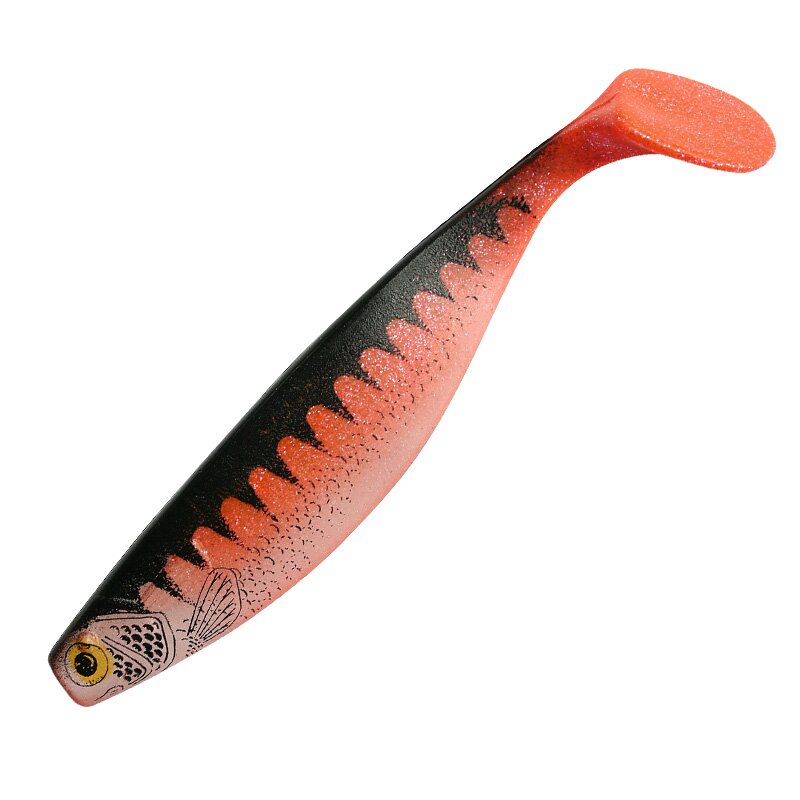 122Z fluoorange Glitter/Zander/weiß
