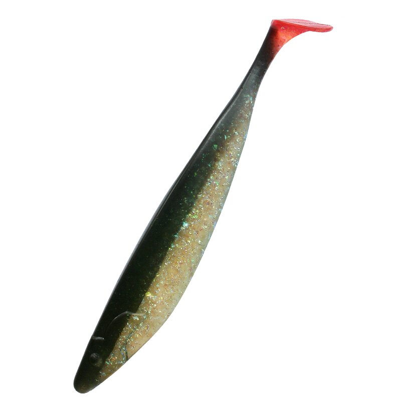 065RT Kristall-Mylar / Glitter-Schwarz / Red tail
