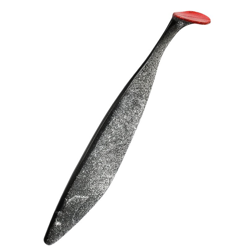 065SRT Kristal-Silber-Glitter / Schwarz / Red tail