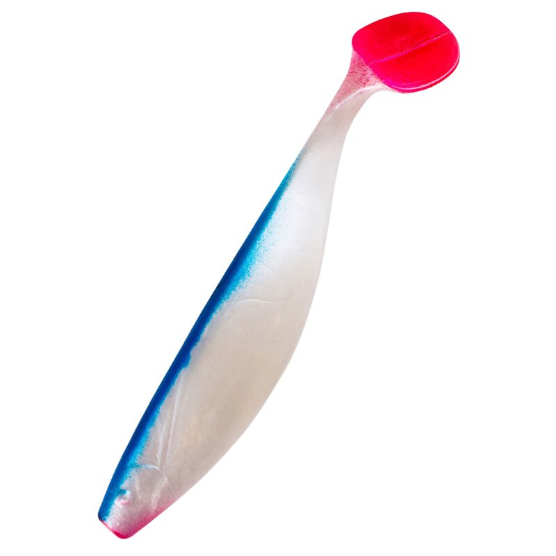 011R perlweiss / blau / red tail